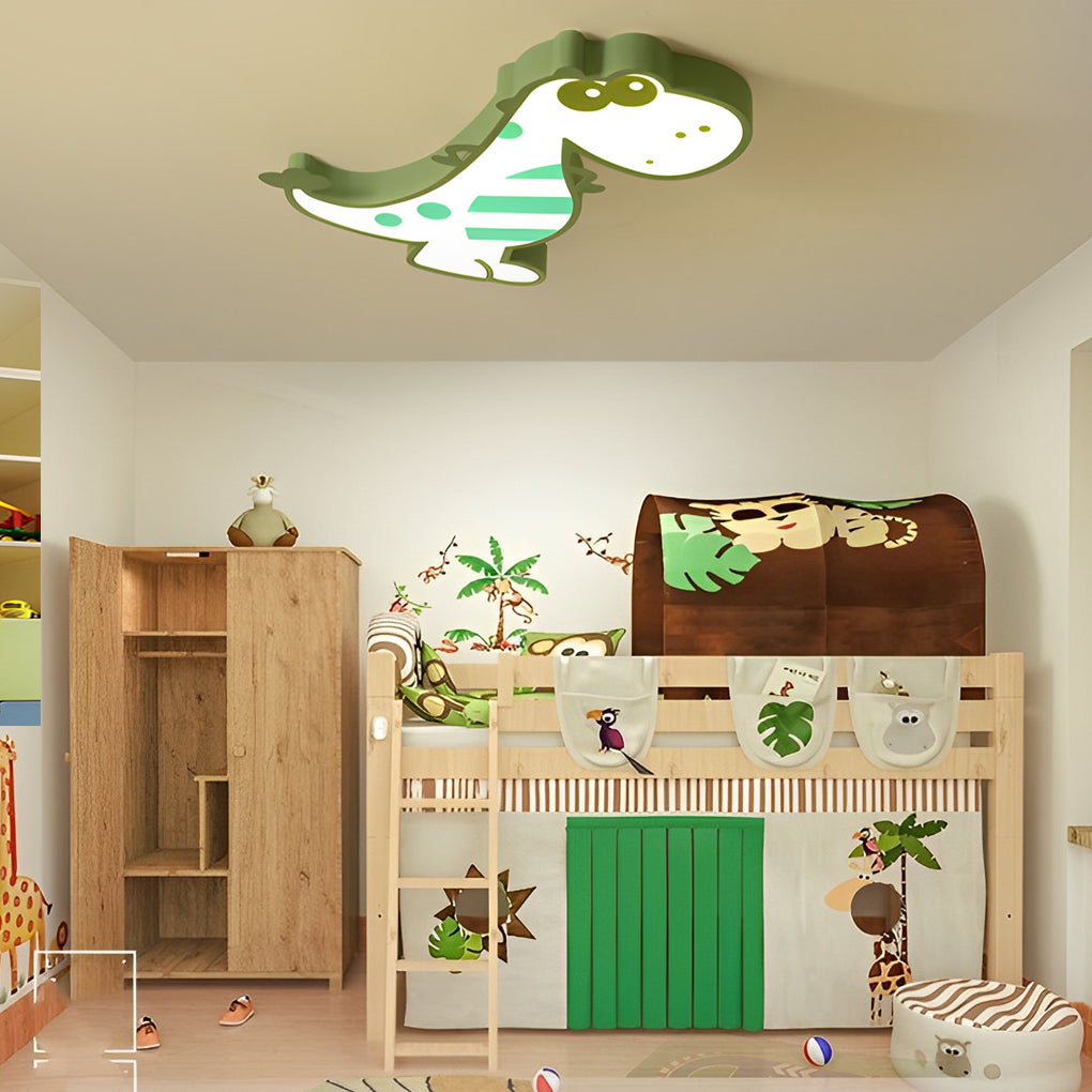 Dinosaur Design LED Dimmable Nordic Flush Mount Ceiling Light