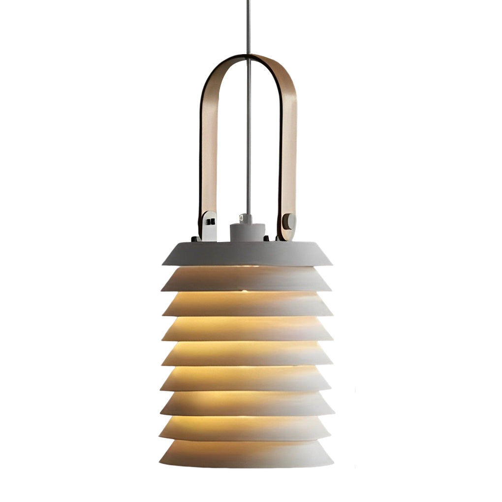 Multi-Layer Metal Minimalist Pendant Light Modern Drum Shade