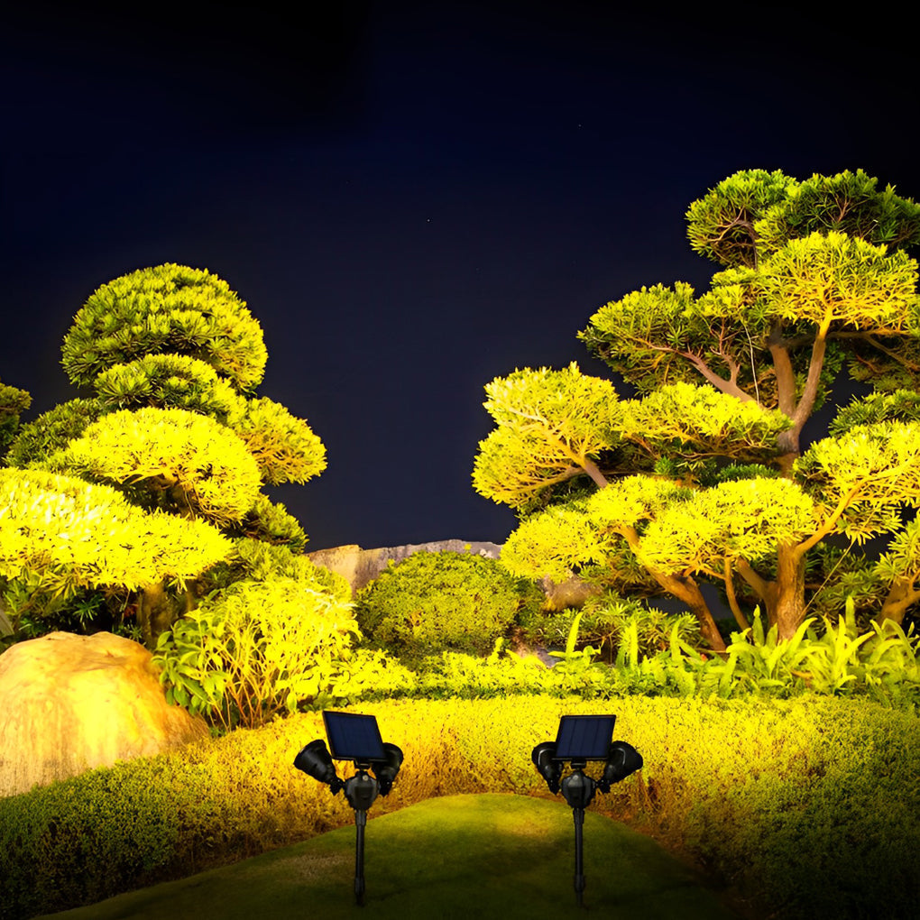 Solar Motion Sensor LED Lawn Light with Adjustable Modes