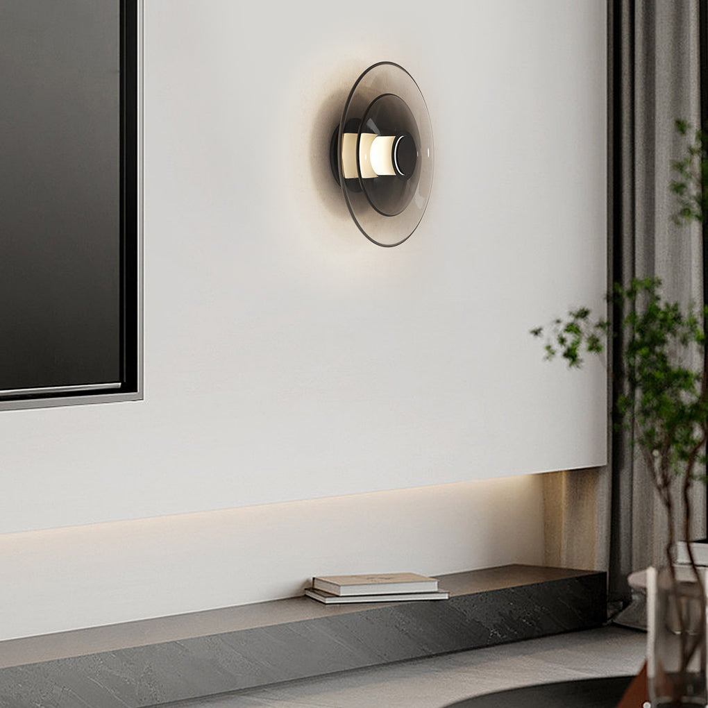 Double Layer Glass Wall Sconce Modern Nordic Lighting