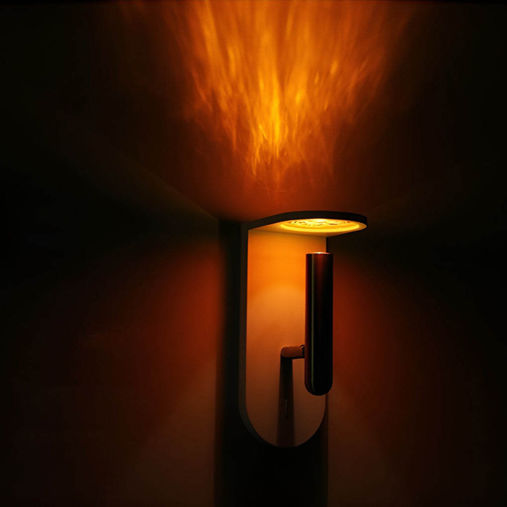 LED Flame Effect Wall Sconce – Adjustable Nordic Wall Lamp
