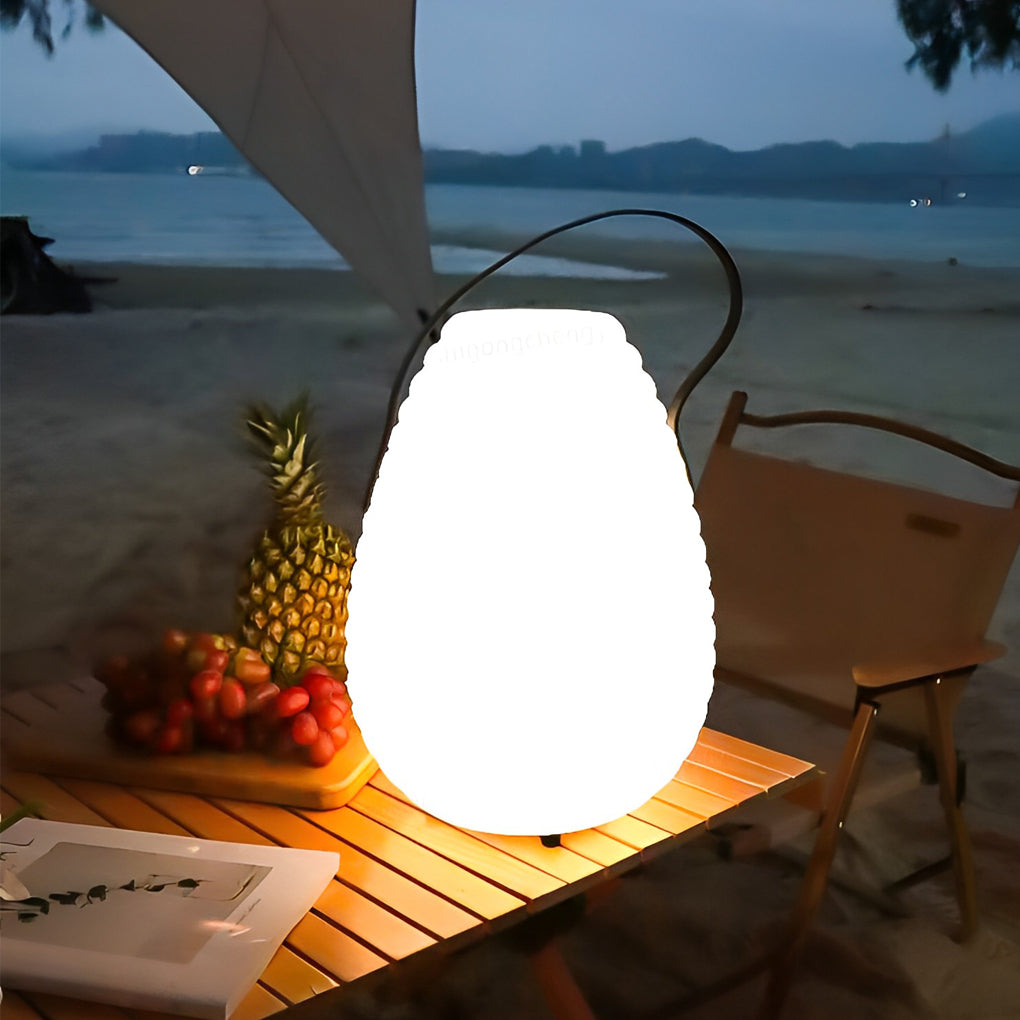 Rechargeable LED Outdoor Lantern with Timer & Remote Control