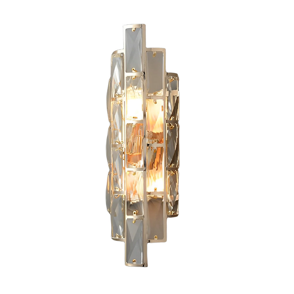 Crystal Wall Sconce with Three-Step Dimming | Modern Luxury Lighting
