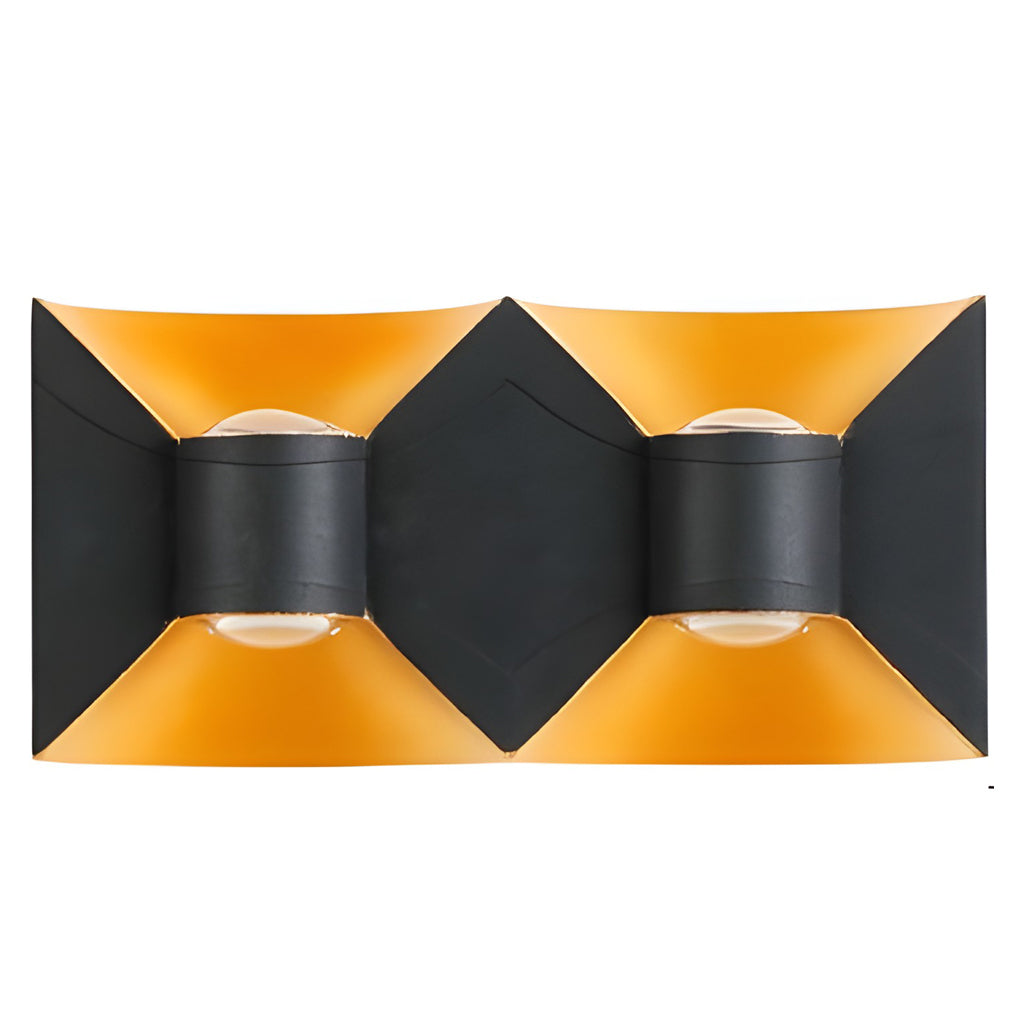 Square LED Outdoor Wall Sconce 6W Waterproof Up Down Light
