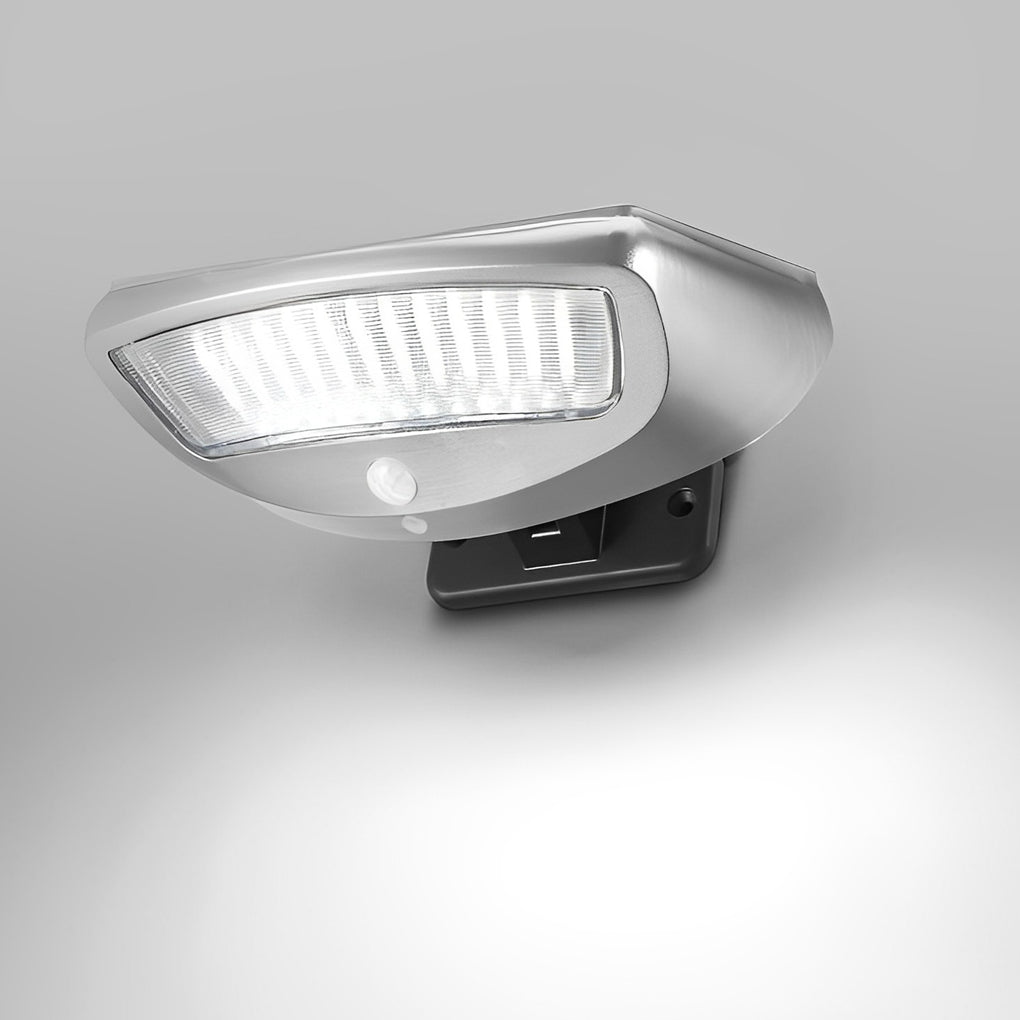 Motion Sensor Solar Outdoor Wall Light with Adjustable Panel
