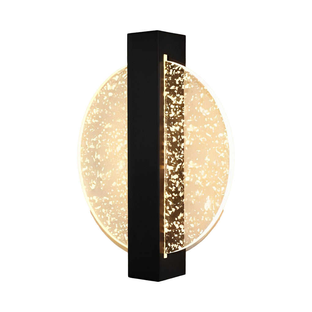 Modern Geometric LED Wall Sconce - Acrylic & Metal Finish