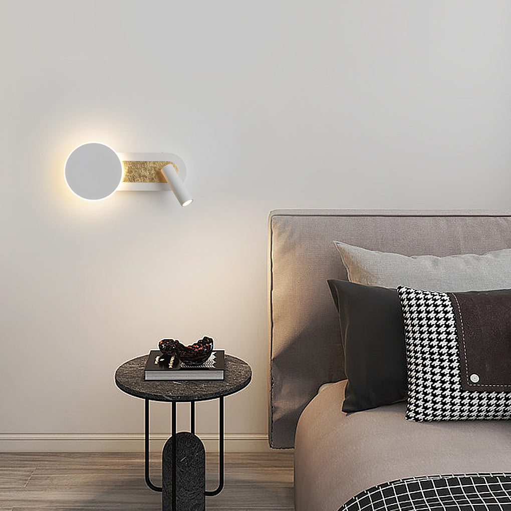 Adjustable Spotlight LED Wall Light with Dual Switch - Modern