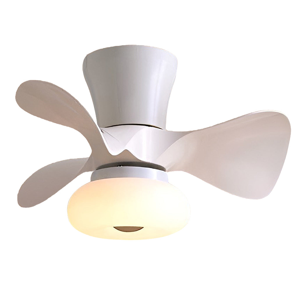 Modern LED Ceiling Fan Light with Remote & 3-Step Dimming