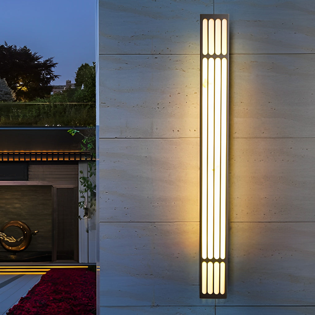 Modern Rectangular LED Outdoor Wall Lamp - Waterproof IP65