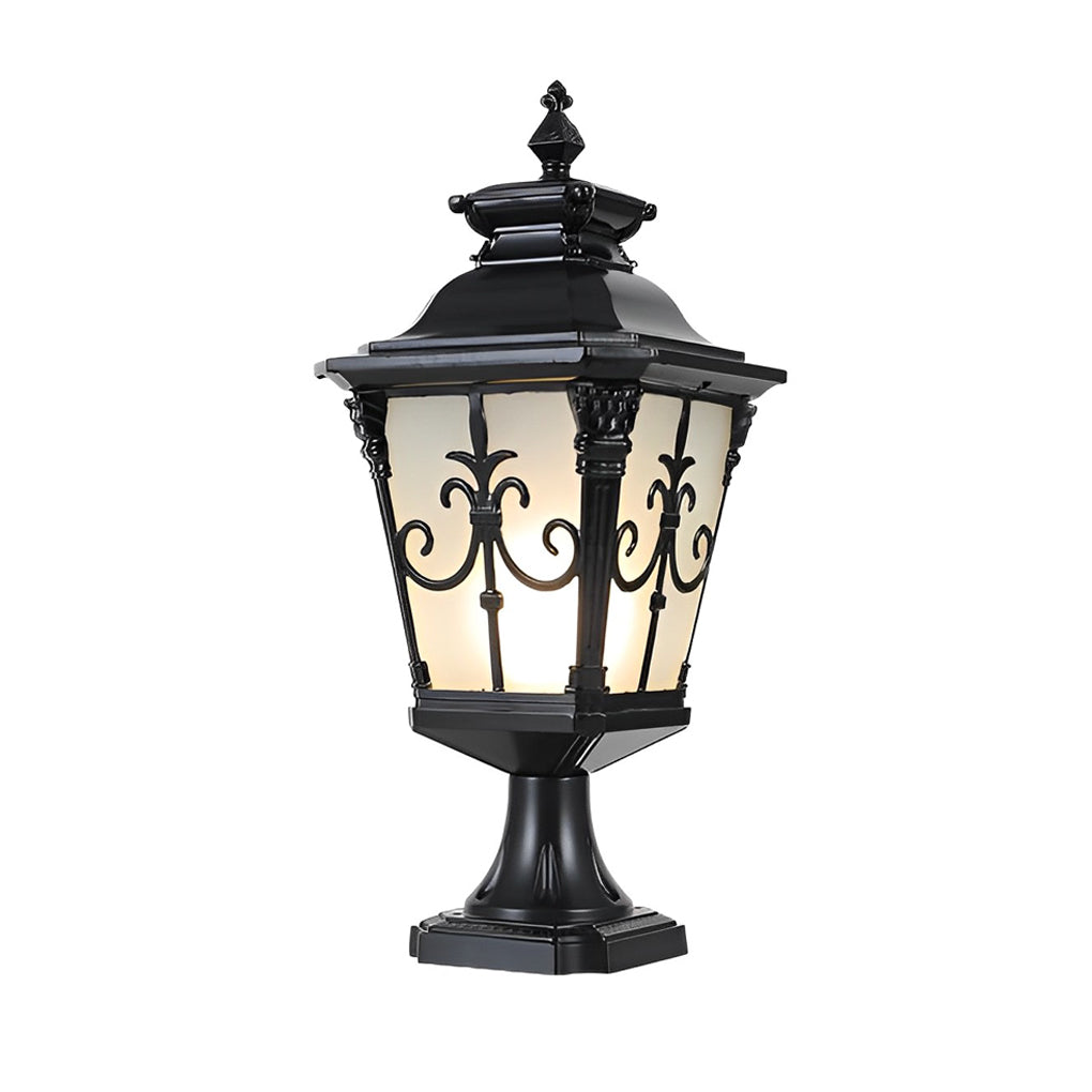 Solar LED Fence Post Light – Waterproof Aluminum Outdoor Pillar Lamp