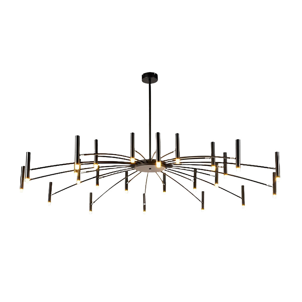 Adjustable Metal LED Minimalist Chandelier with 3-Step Dimming