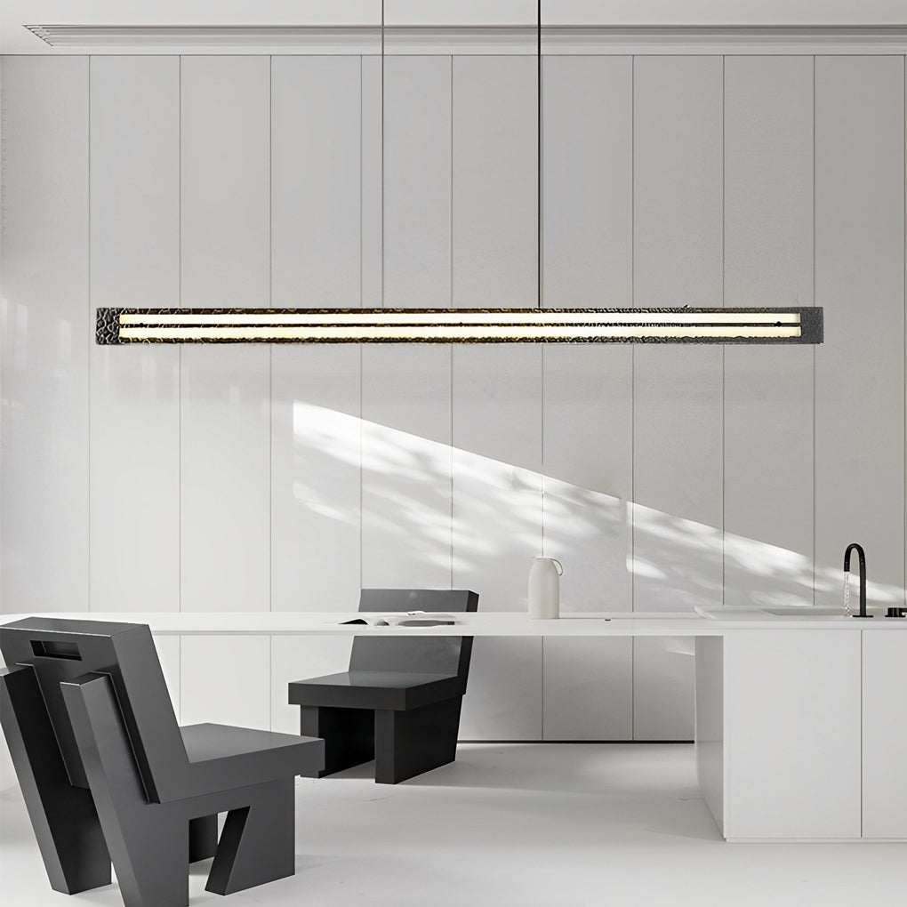 Modern LED Ring Chandelier with Stepless Dimming & Remote Control