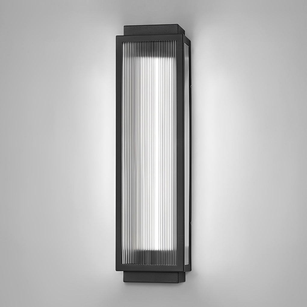 Modern Black Waterproof LED Outdoor Wall Light Strip