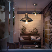 Retro Industrial Waterproof Iron Outdoor Pendant Light