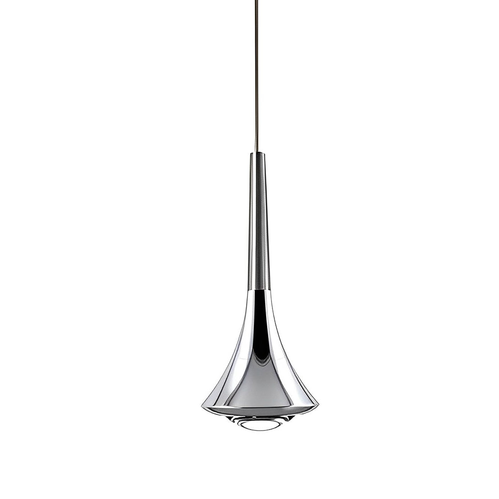 Water Drop Metal LED Pendant Light Modern Nordic Staircase Chandelier
