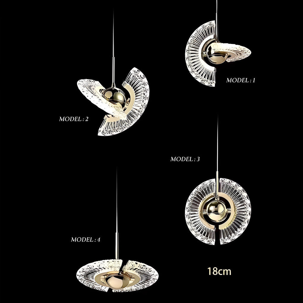 Adjustable Circle LED Pendant Light Nordic Modern Island Lamp