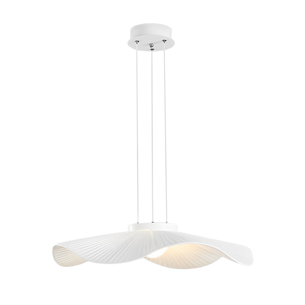 Pleated Fabric Flower Ceiling Light with Three-Step Dimming