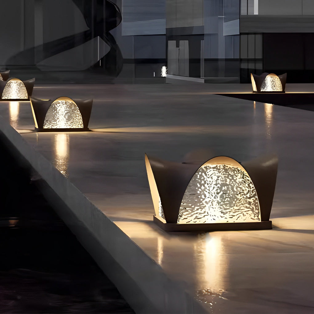 Modern Solar Post Cap Light - IP65 Waterproof Outdoor LED