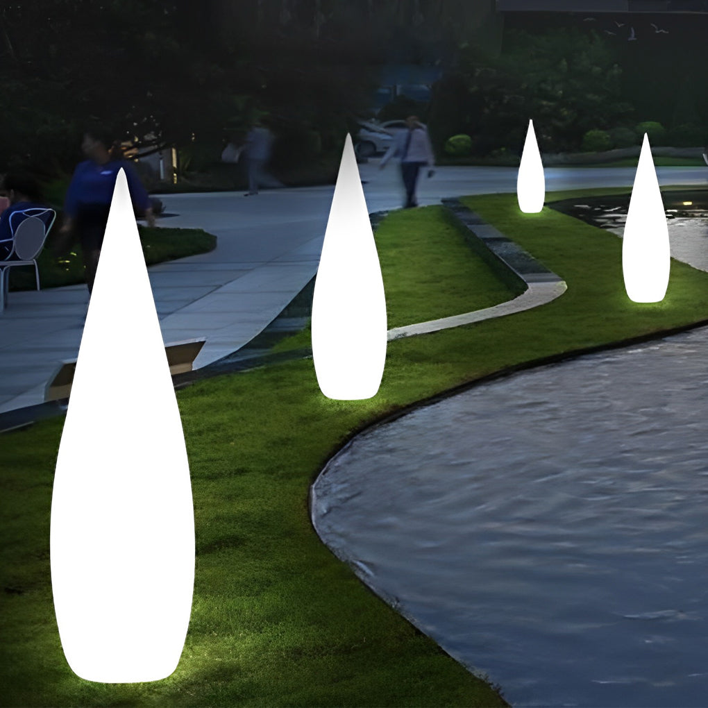 Water Drop LED Floor Lamp - Modern Indoor Outdoor Lighting