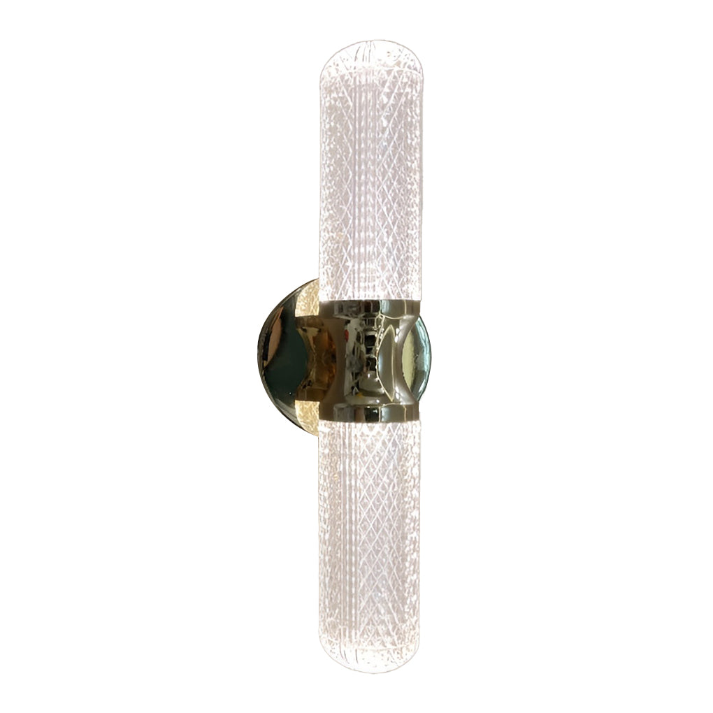 Modern LED Strip Wall Sconce with 3-Step Dimming - Acrylic & Metal