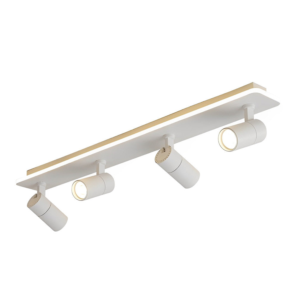 Modern Adjustable LED Track Spotlight - Aluminum Flush Mount 2/3/4
