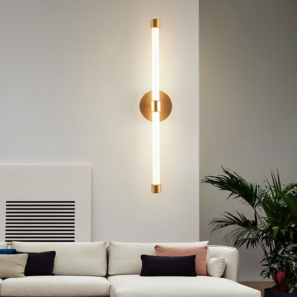 Modern LED Strip Wall Sconce with Three-Step Dimming
