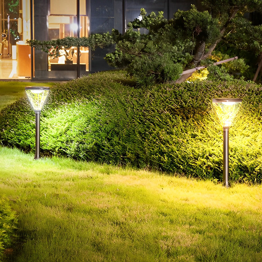 Adjustable Solar LED Lawn Lamp with Intelligent Light Control