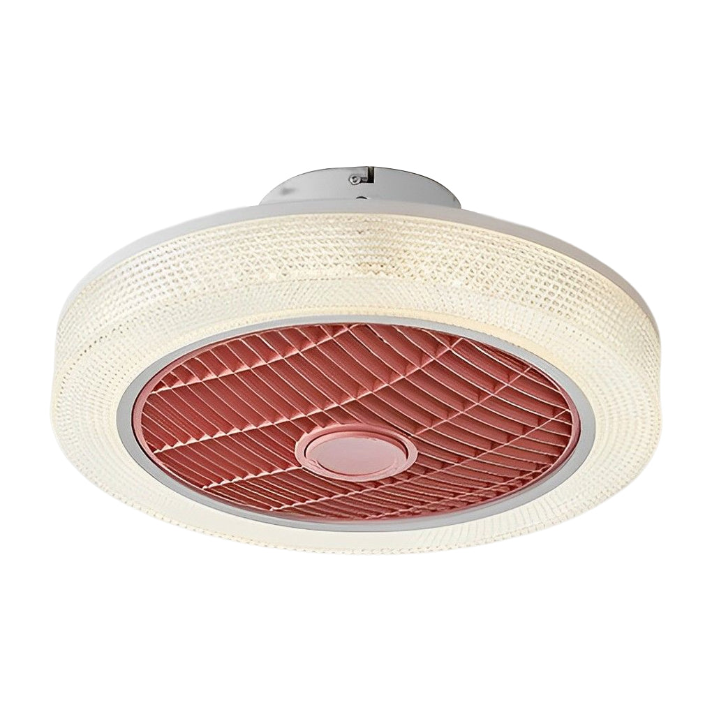 Dimmable Bladeless Ceiling Fan Light with Heating Function