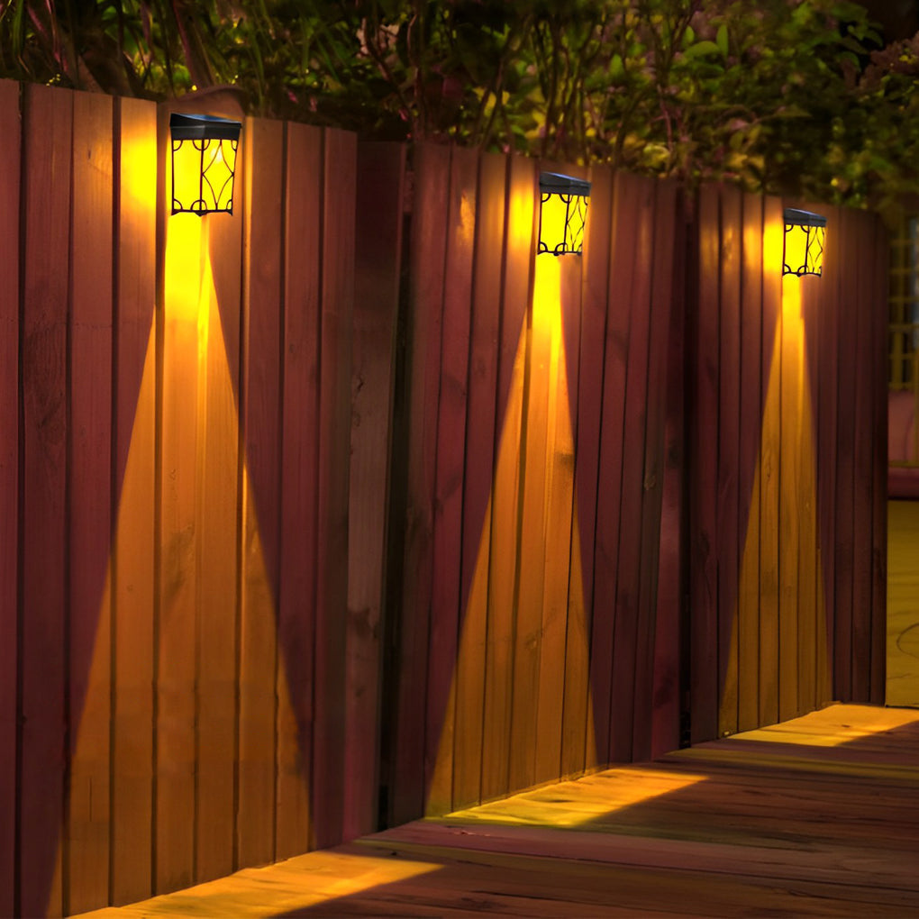 Motion Sensor Solar LED Wall Light - Waterproof Outdoor Lighting