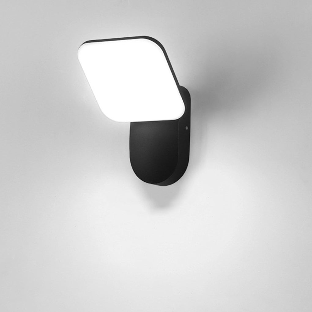 Modern Square LED Outdoor Wall Light 12W Waterproof Sconce