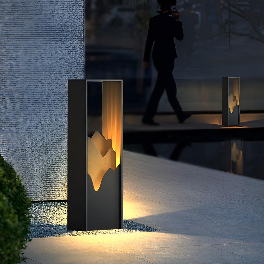 LED Mountain Scenery Path Light – Waterproof Outdoor Landscape