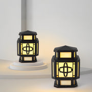 Modern LED Outdoor Post Light - Stainless Steel & Marble Finish