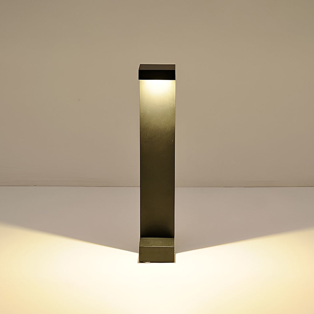 Rectangular Aluminum Pathway Light Waterproof Outdoor Garden
