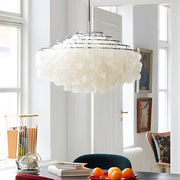 Luxury Seashell Chandelier with Adjustable Chain - LED Pendant
