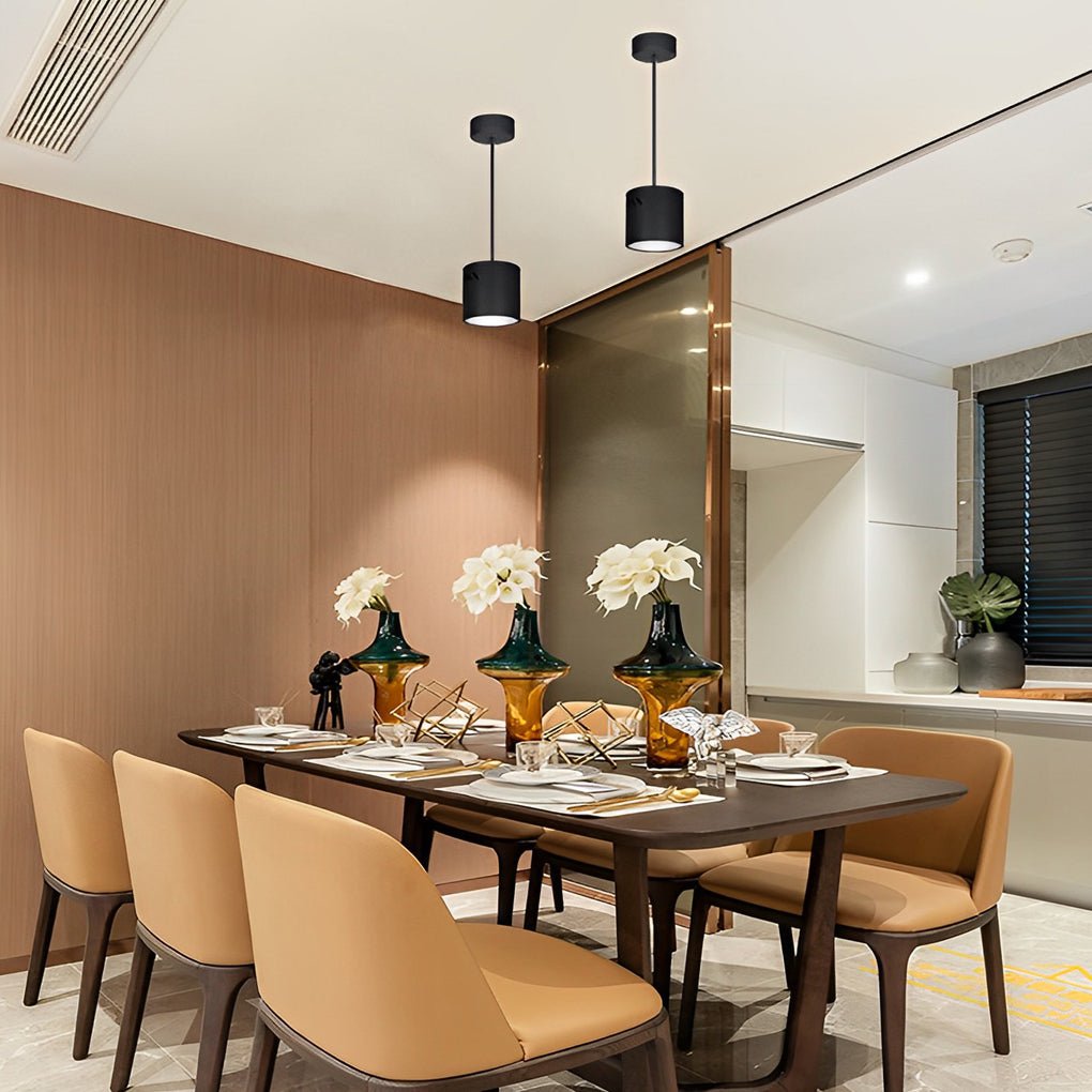 Modern LED Cylindrical Pendant Downlight Aluminum Spotlight