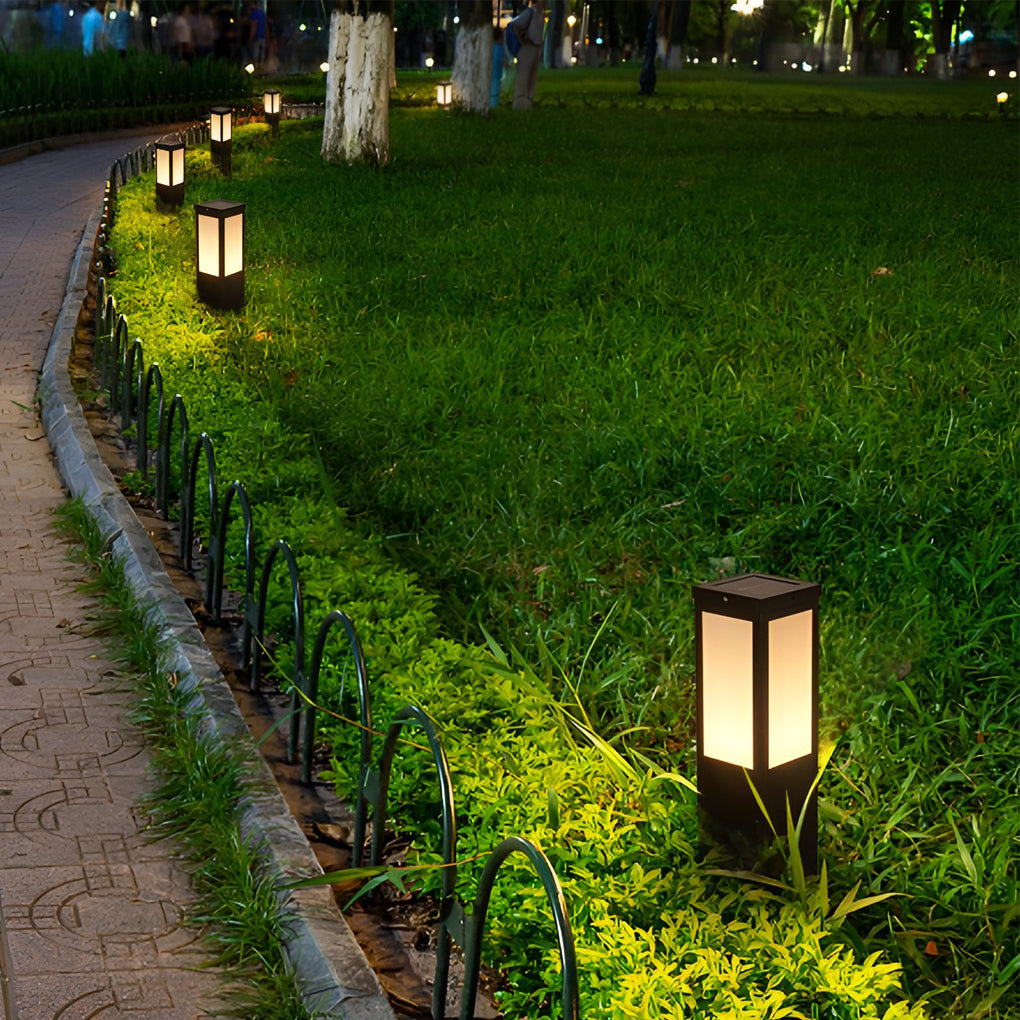 Solar LED Bollard Light with Remote Control – Industrial Pathway