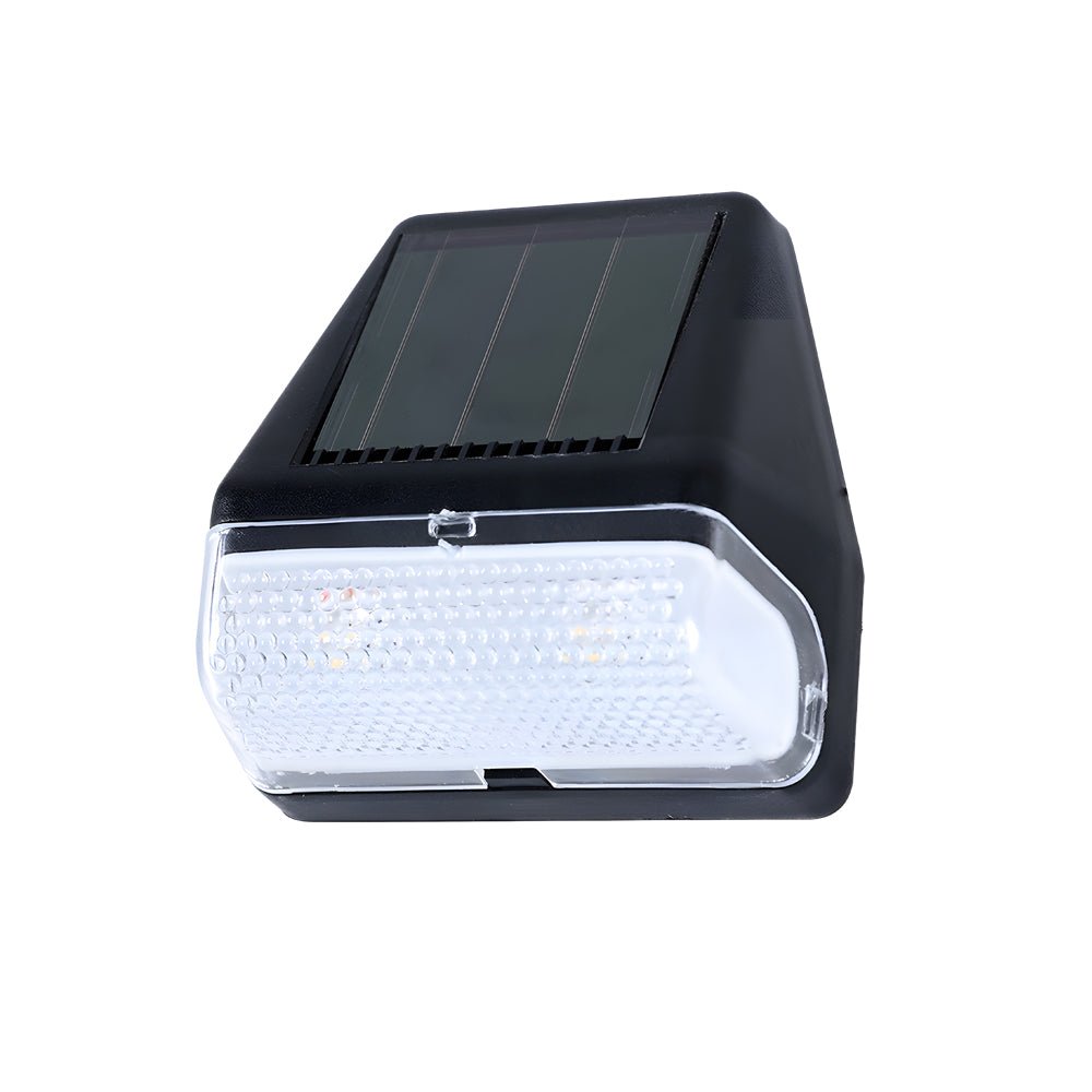 Solar Step Lights with Dusk-to-Dawn Sensor - 4 Pack Outdoor LED
