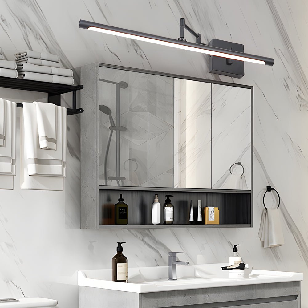 40'' Adjustable Swing Arm Bathroom Vanity Light Matte Finish