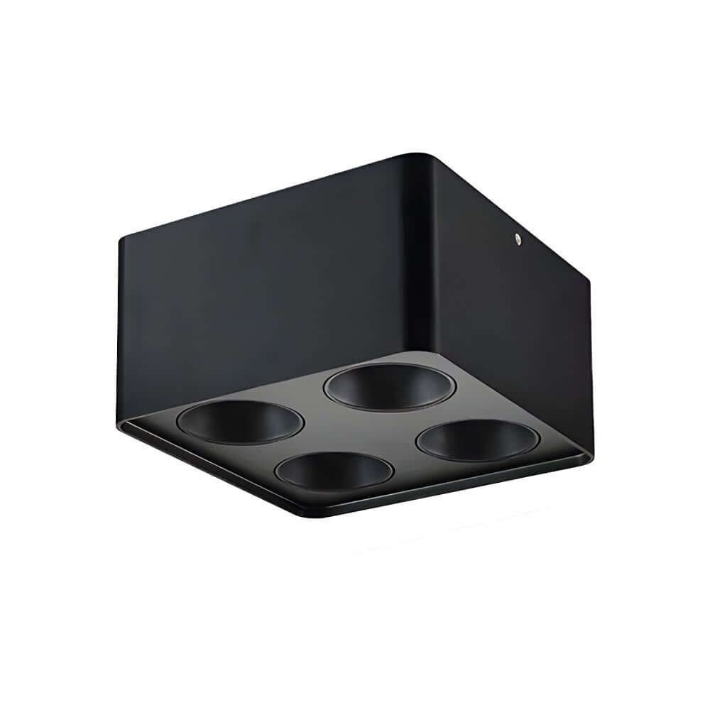 Square COB LED Flush Mount Spotlight - Modern Aluminum Downlight