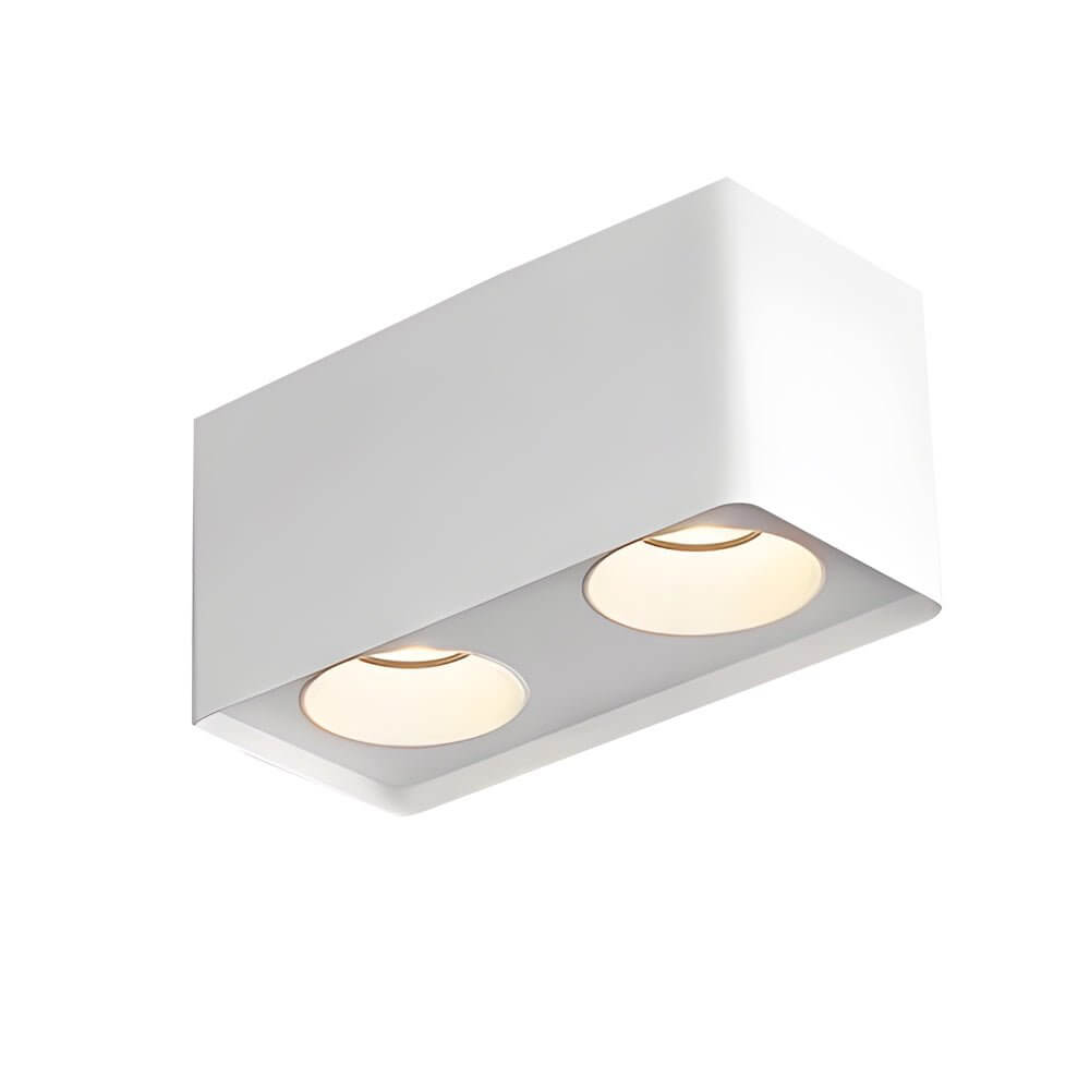 Square COB LED Flush Mount Spotlight - Modern Aluminum Downlight