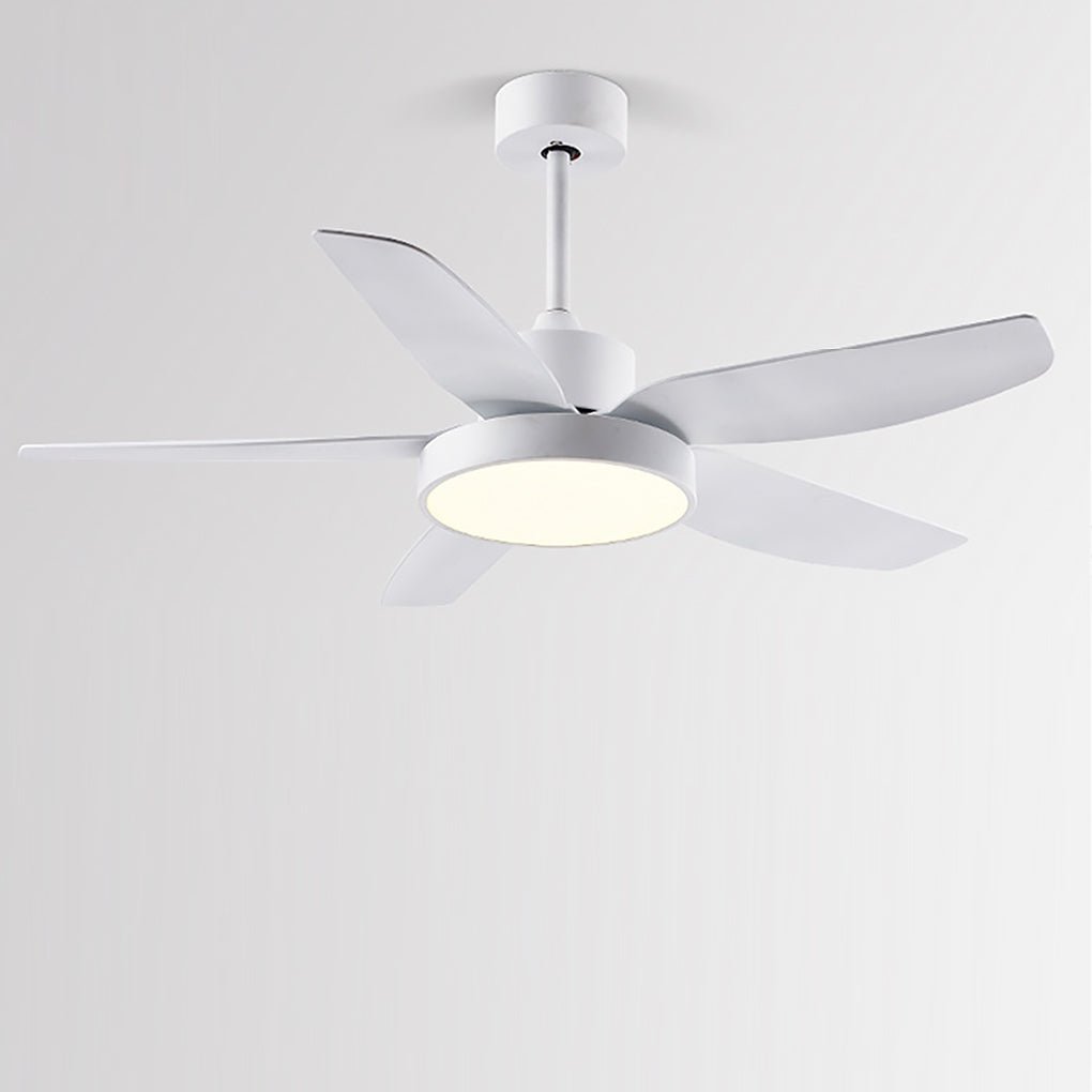46-Inch Modern LED Ceiling Fan with Remote & Reversible Blades