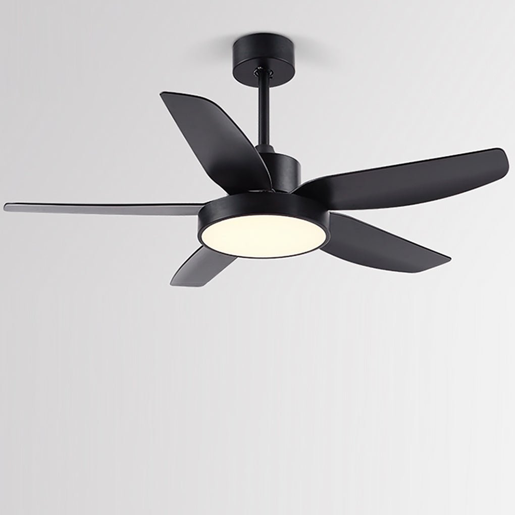 46-Inch Modern LED Ceiling Fan with Remote & Reversible Blades