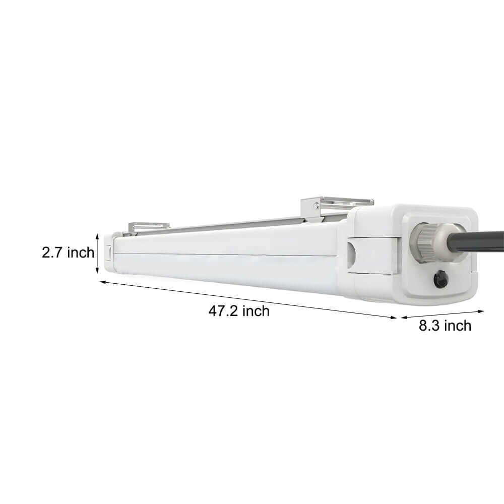 47" LED Tri-Proof Flush Mount Ceiling Light White IP65 3000K/5000K