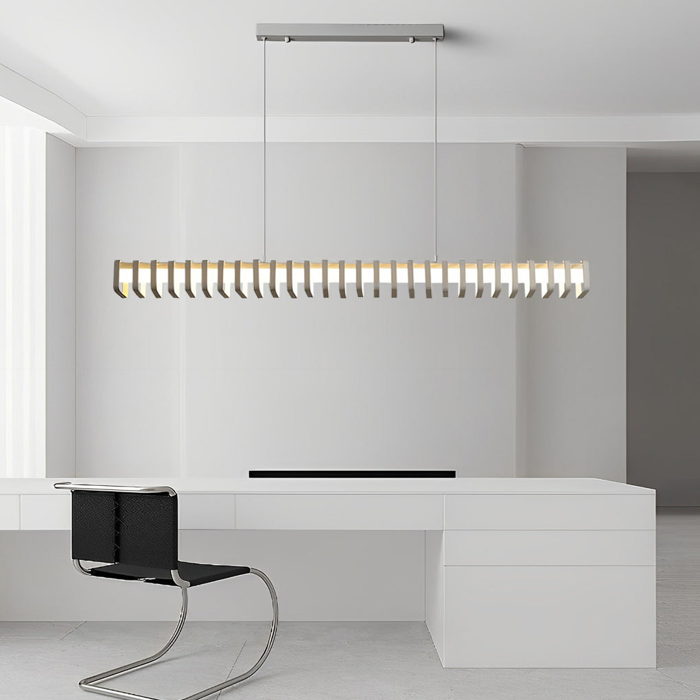 Modern Square Frame LED Pendant Light with 3-Step Dimming