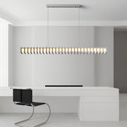 Modern Square Frame LED Pendant Light with 3-Step Dimming