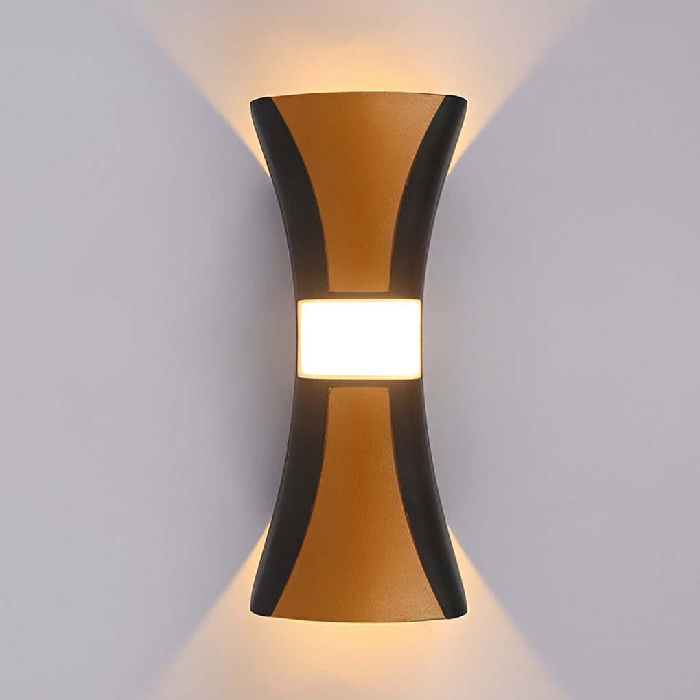 Modern LED Up Down Wall Light Waterproof Outdoor Sconce Aluminum