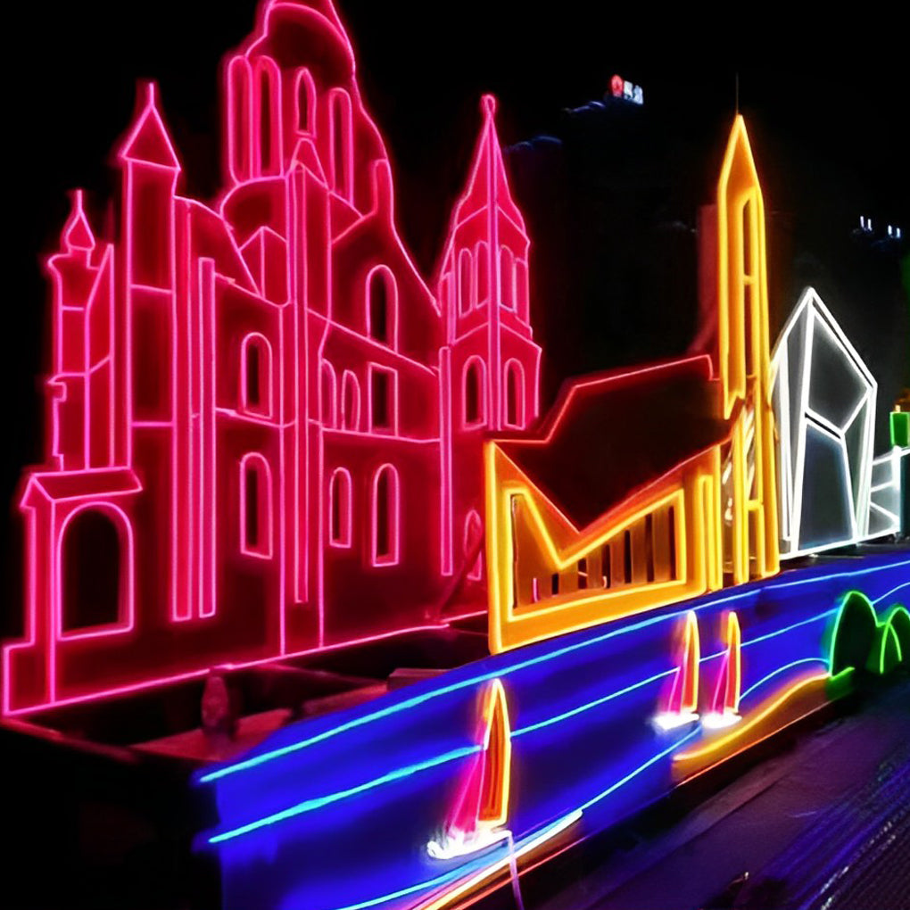 Flexible 360° Neon LED Strip Light - Waterproof PVC Outdoor