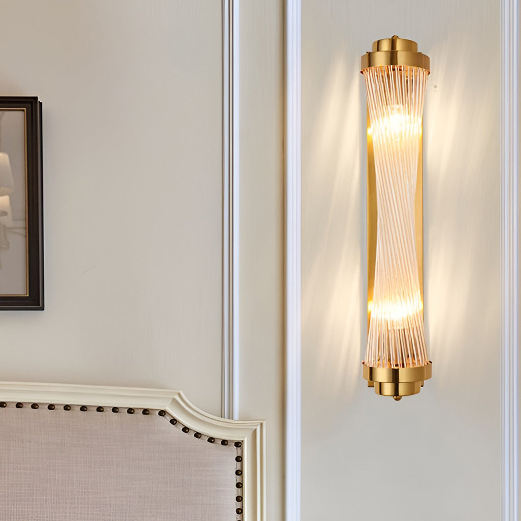 Adjustable Crystal Wall Sconce with Warm White LED Light