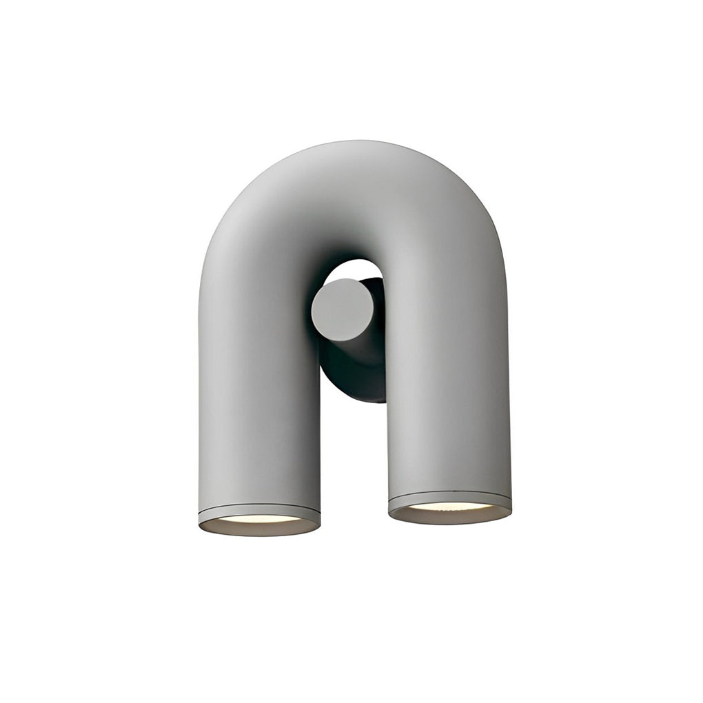 Rotatable U-Shaped LED Wall Sconce Modern Nordic Design