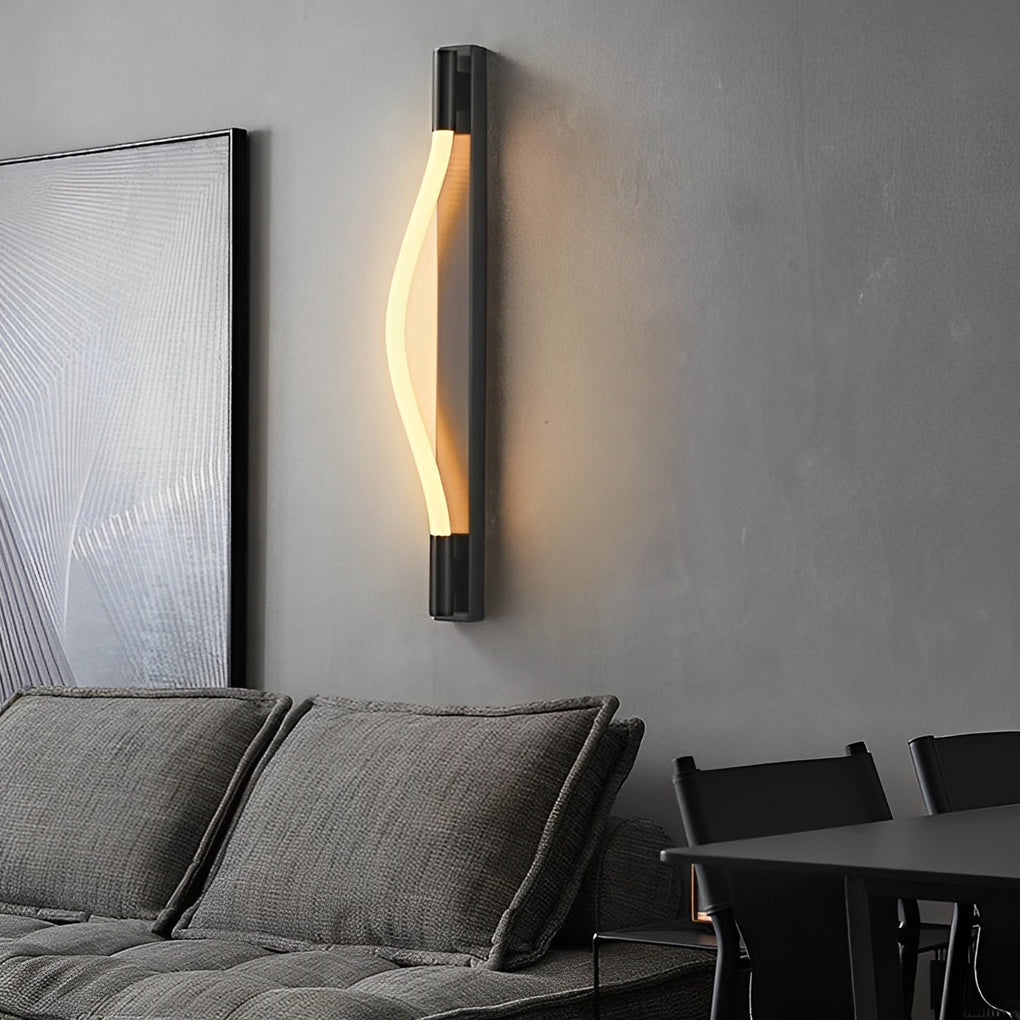 Handwoven Rope Flexible LED Wall Lamp - Modern Minimalist Design